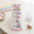 Glitter Kitty Hair Clips Set – Kawaii Cartoon Accessories for Kids, Teens