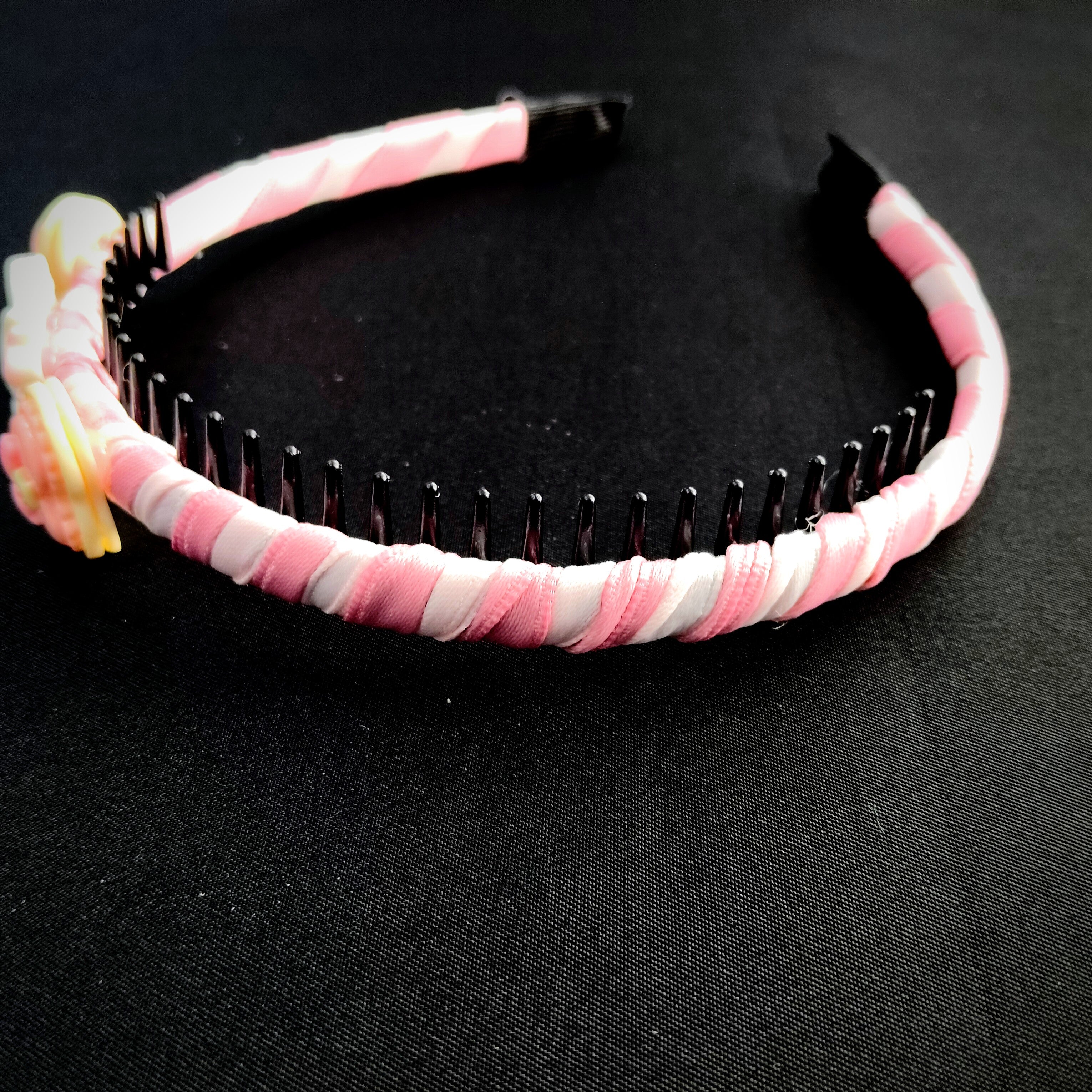 Pink Unicorn Headband with Macaron Charms – Kawaii Hair Accessory for Girls