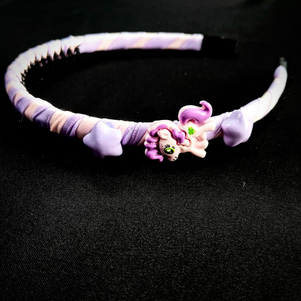 Unicorn Headband with Pastel Stars – Whimsical Kids Hair Accessory