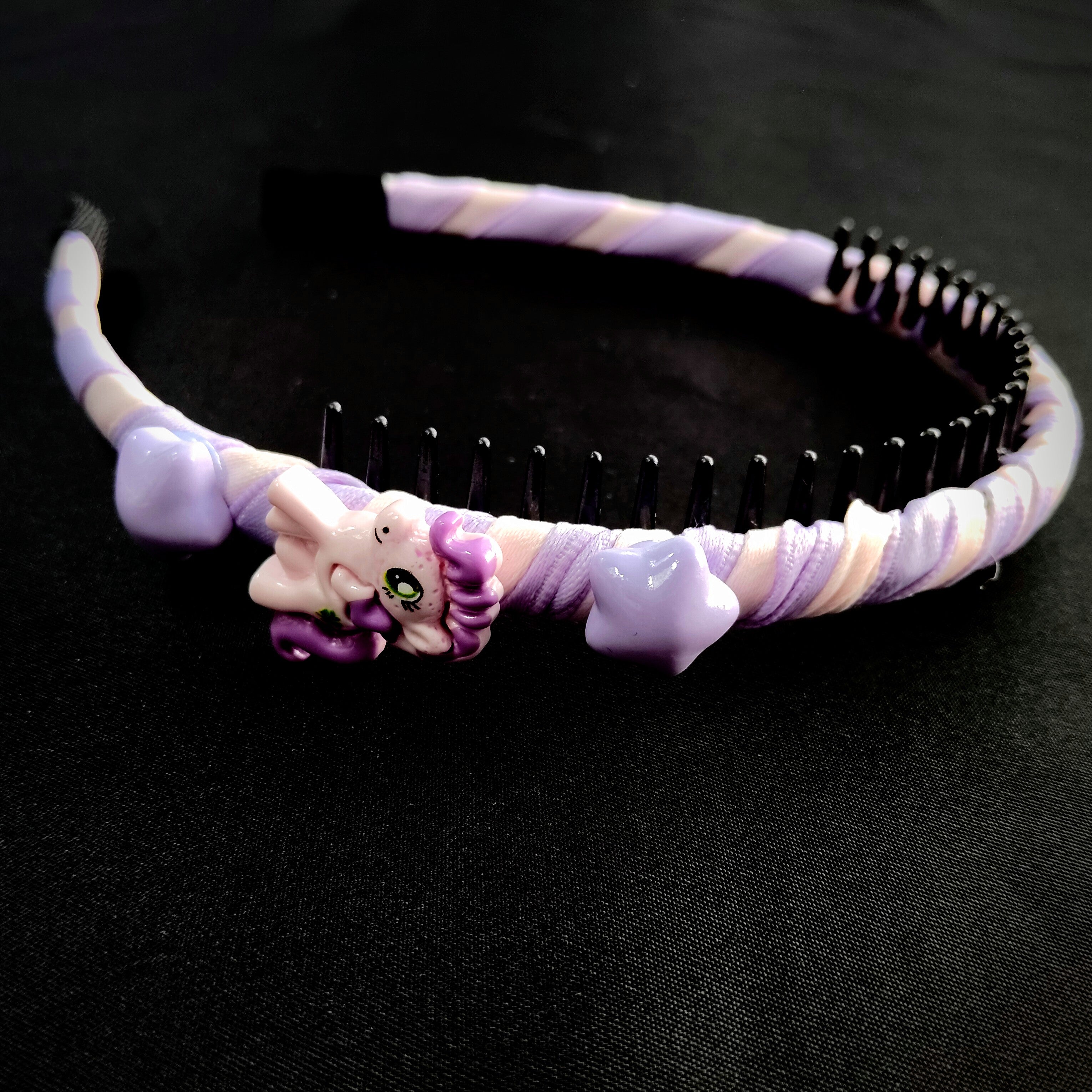 Unicorn Headband with Pastel Stars – Whimsical Kids Hair Accessory