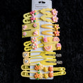 20PCS Cartoon Hair Clips, Colorful Hairpins for Girls, Snap Clips