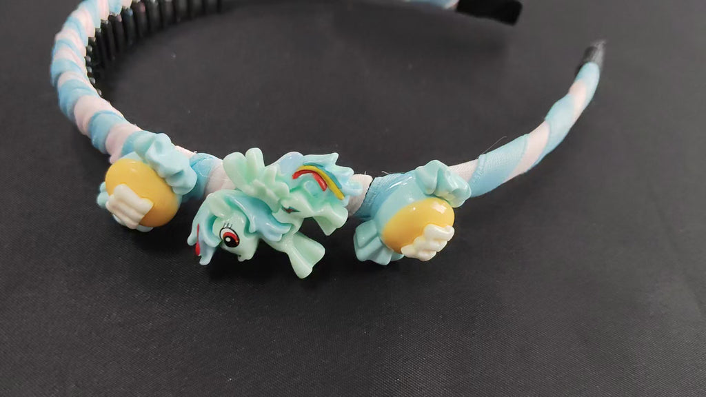 Pastel Unicorn Candy Headband | Whimsical Kawaii Hair Accessory, Girls Gift